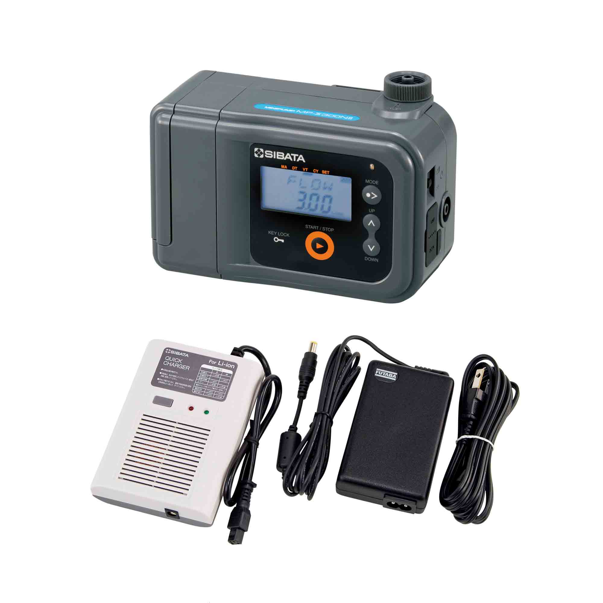 微型空氣流量泵MP-&Sigma;30NⅡ，MP-&Sigma;300NⅡ，MP-&Sigma;500NⅡ型QC-10N